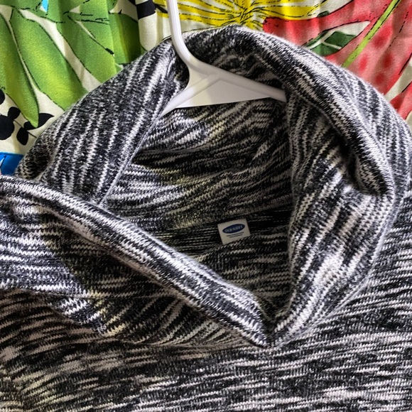 Knee Length Cowl Neck Knit Sweater Dress - Picture 2 of 2